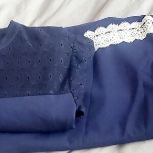 SHEIN Deep Blue Dress